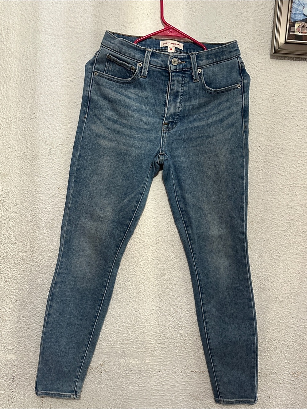 Lucky Brand Women's Medium Blue Skinny Jeans